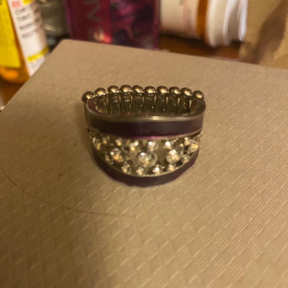Purple enamel paparazzi Thick stretch band